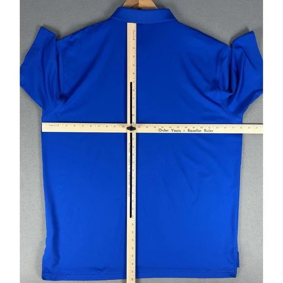 Peter Millar Polo Shirt Mens XL Royal Blue Summer Comfort E4 Performance CBA - Picture 4 of 7